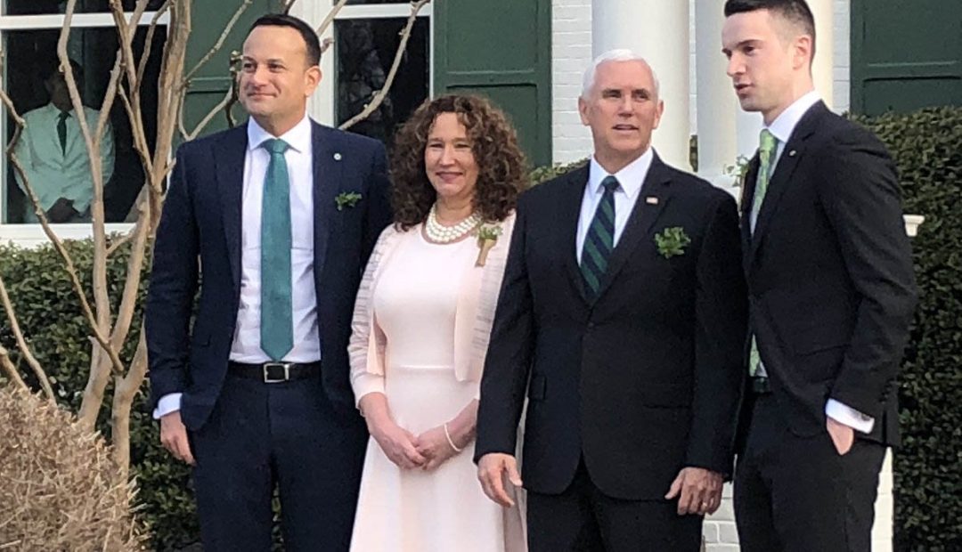Gay Prime Minister of Ireland Brings His Partner to Meeting With Mike Pence
