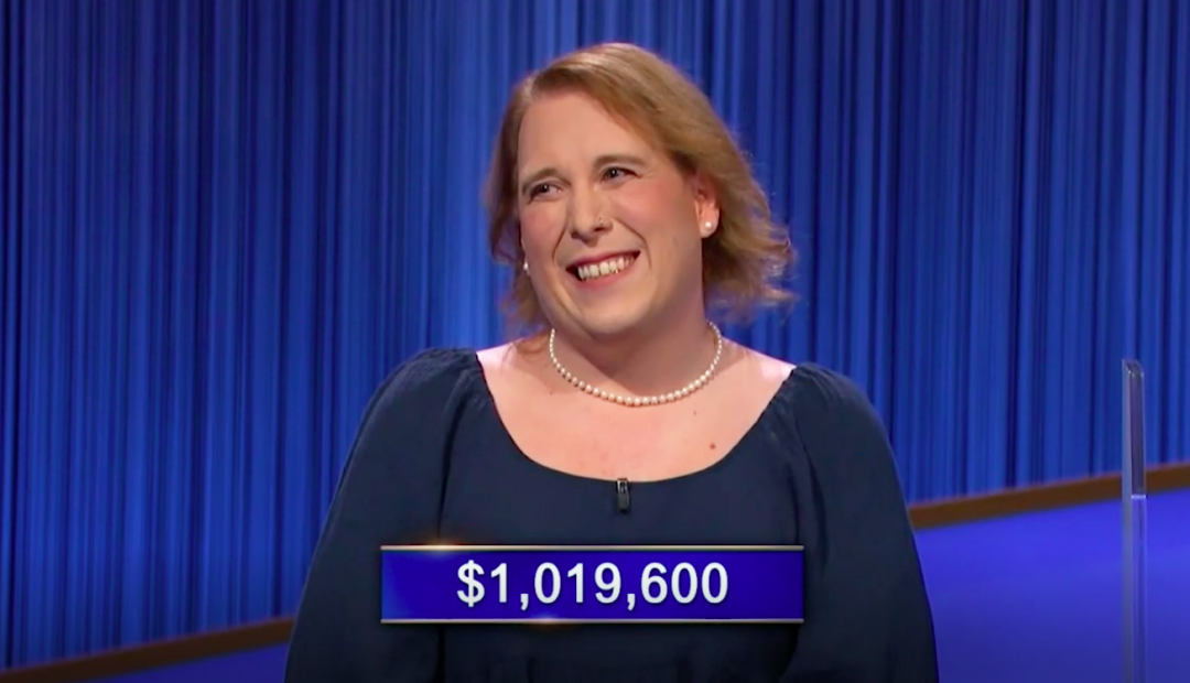 Trans Woman Amy Schneider is ‘Jeopardy!’ Champion During Transgender Awareness Week