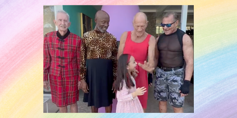 The ‘Old Gays’ Don Dresses For Six-Year-Old Fan